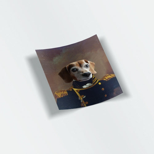 Crown and Paw - Sticker The Admiral - Custom Stickers