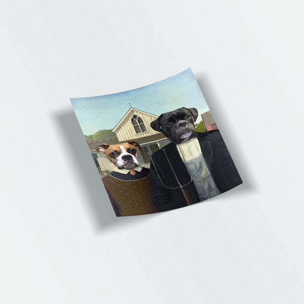 The American Gothic - Custom Stickers