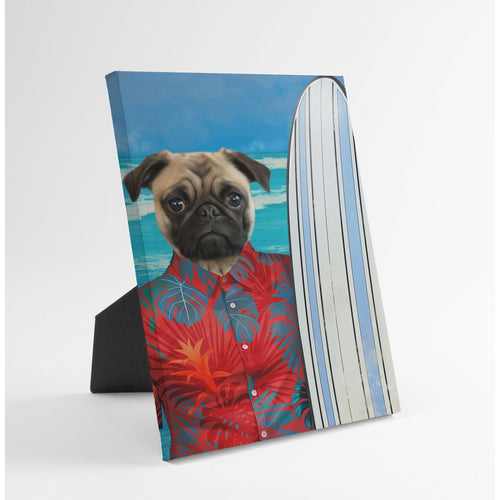 Crown and Paw - Standing Canvas The Surfer - Custom Standing Canvas