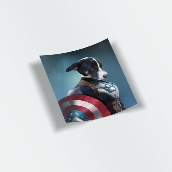 Captain Pawmerica - Custom Stickers