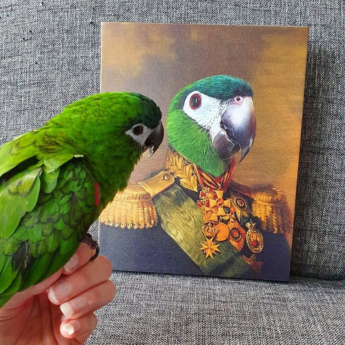 Crown and Paw - Canvas The Colonel - Custom Pet Canvas