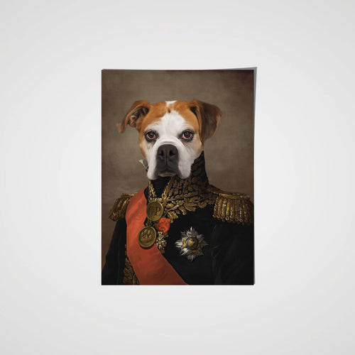 Crown and Paw - Poster The Major - Custom Pet Poster
