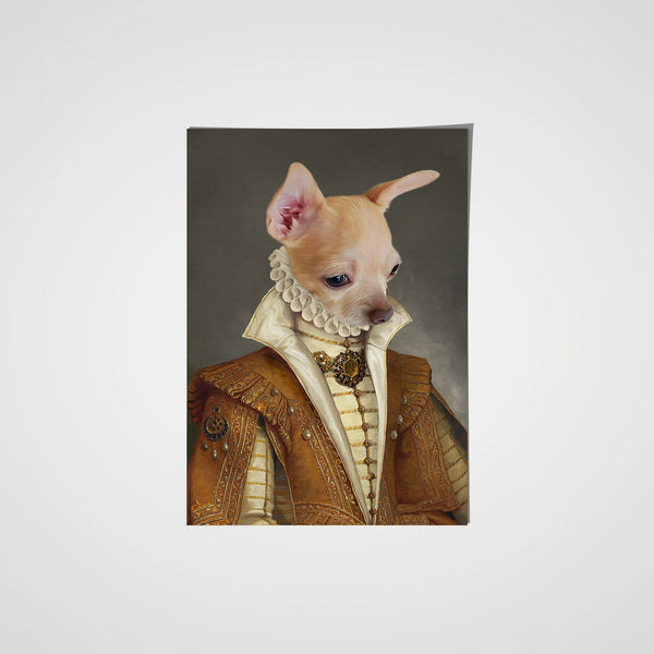 The Golden Princess - Custom Pet Poster