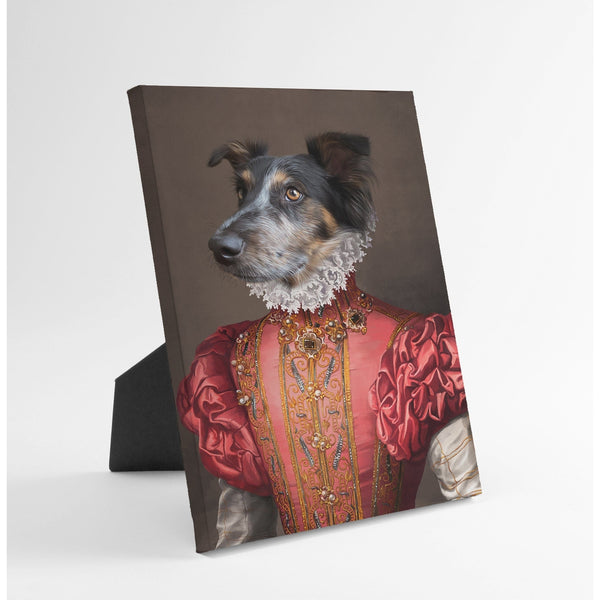 The Red Rose - Custom Standing Canvas