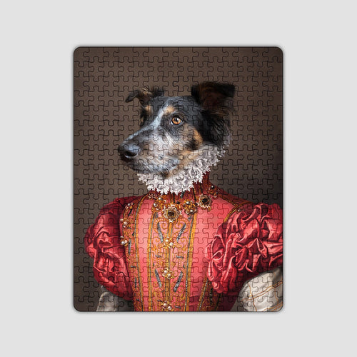 Crown and Paw - Puzzle The Red Rose - Custom Puzzle 11" x 14"