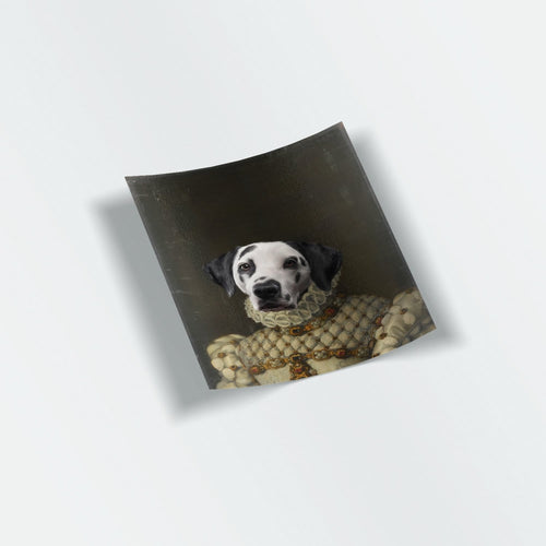 Crown and Paw - Sticker The Princess - Custom Stickers