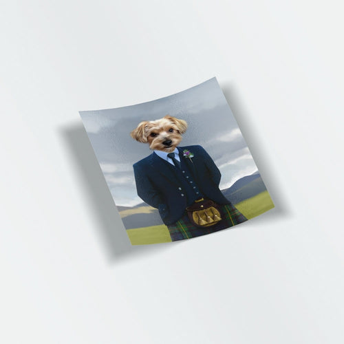 Crown and Paw - Sticker The Scottish Highlander - Custom Stickers
