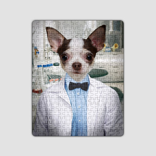 Crown and Paw - Puzzle The Scientist - Custom Puzzle 11" x 14"