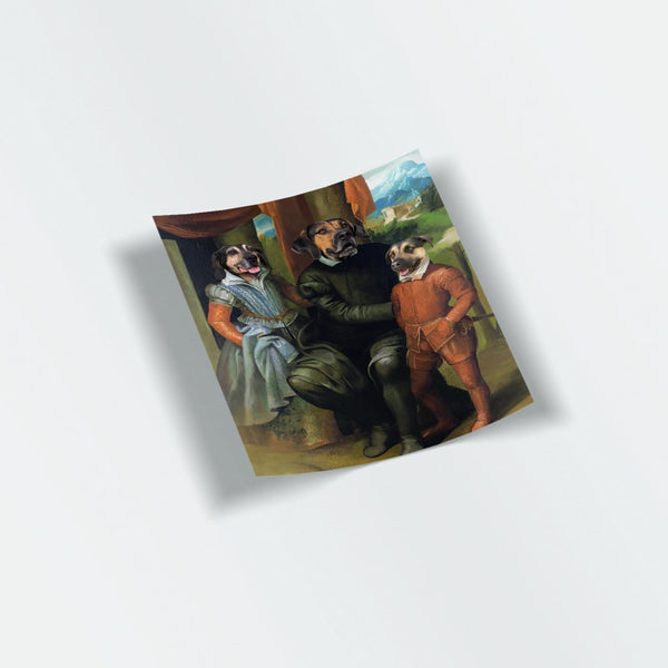 Family of Three - Custom Stickers