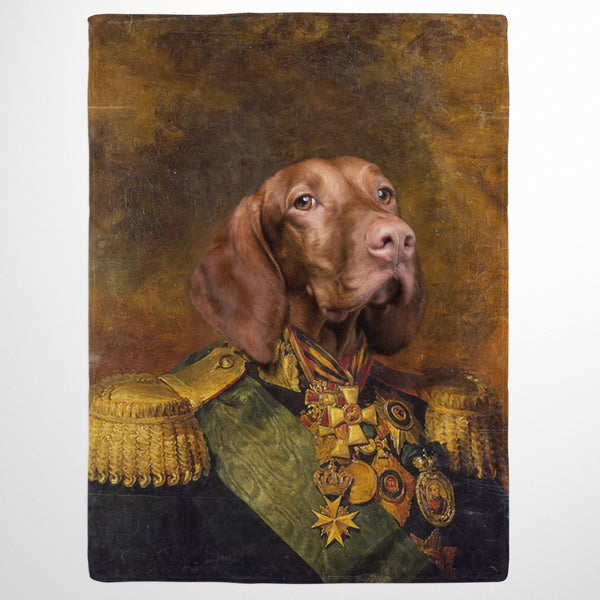 The Colonel - Custom Pet Blanket