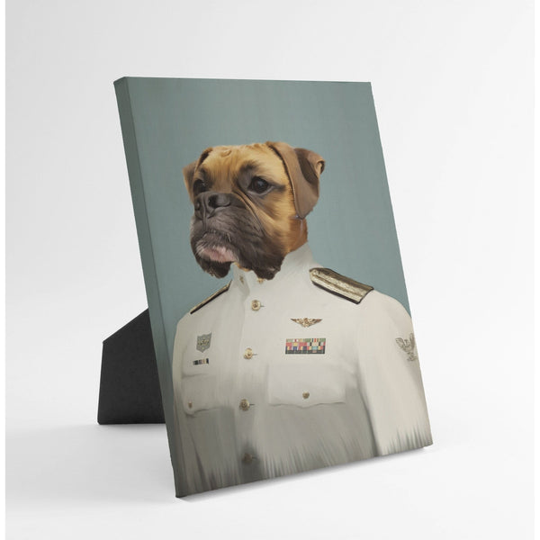 The Male Coast Guard - Custom Standing Canvas