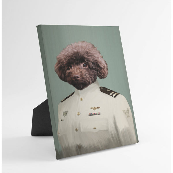 The Female Coast Guard - Custom Standing Canvas