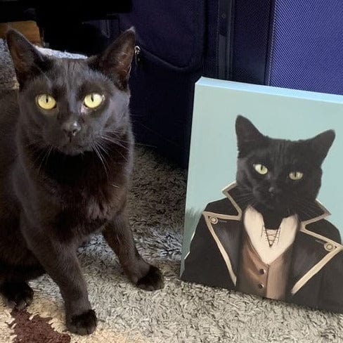 Crown and Paw - Canvas The Pirate - Custom Pet Canvas