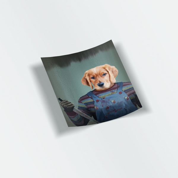 Chucky Portrait - Custom Stickers