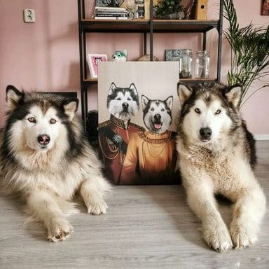 Crown and Paw - Canvas The Lord And Lady - Custom Pet Canvas