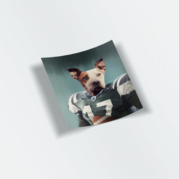 The Football Player - Custom Stickers
