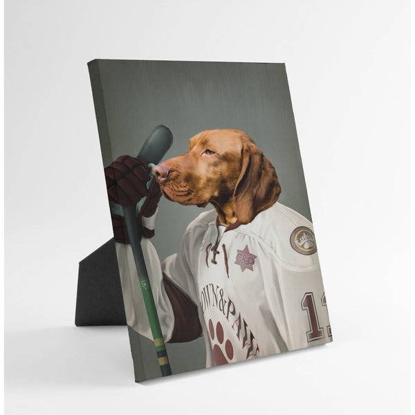 The Ice Hockey Player - Custom Standing Canvas