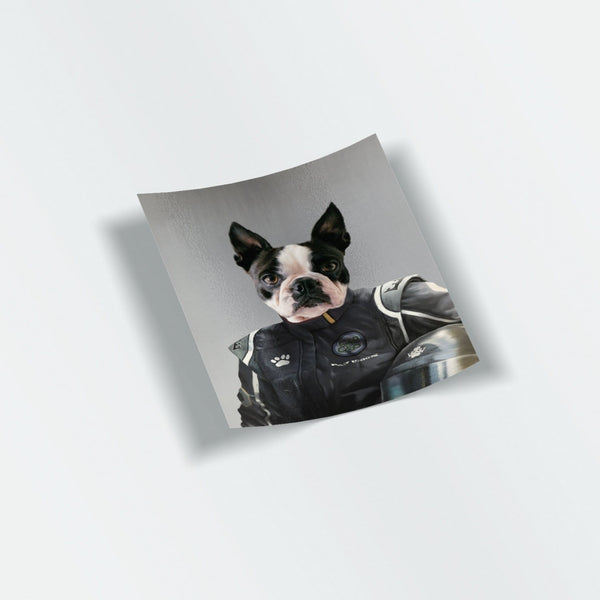 The Race Car Driver - Custom Stickers