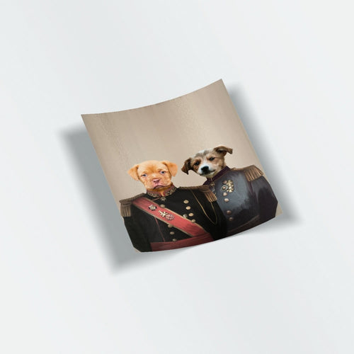 Crown and Paw - Sticker The War Heroes - Custom Stickers
