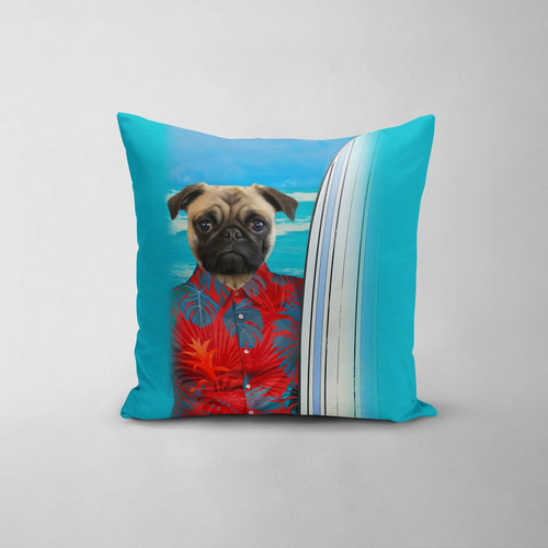 Crown and Paw - Throw Pillow The Surfer - Custom Throw Pillow
