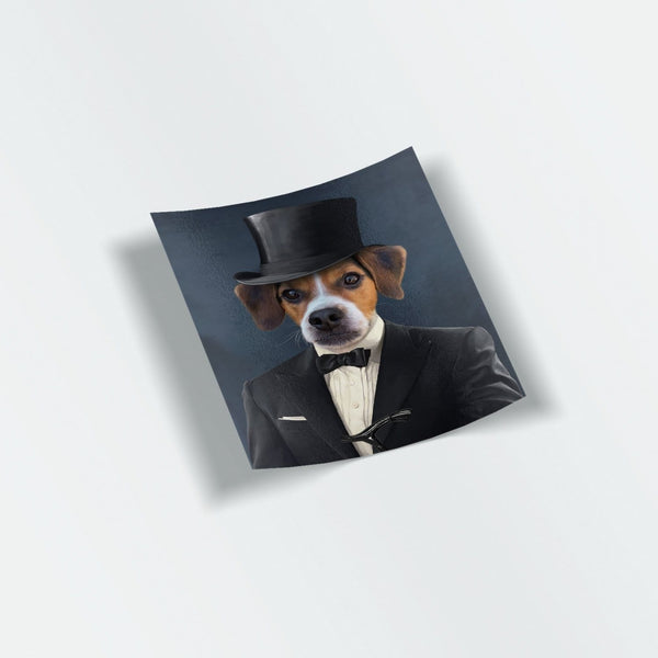The Gentleman - Custom Stickers