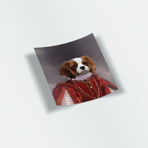 Crown and Paw - Sticker The Queen of Roses - Custom Stickers