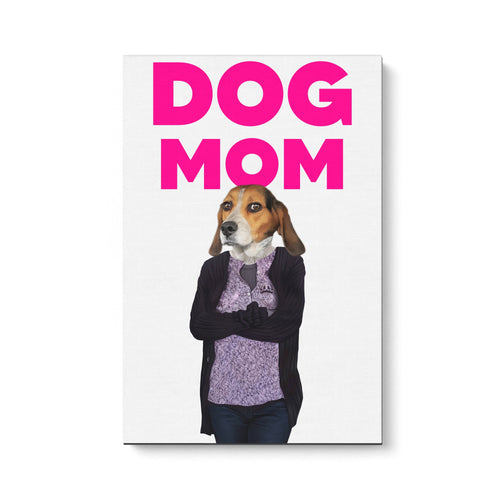 Crown and Paw - Canvas Bad Mom - Custom Pet Canvas