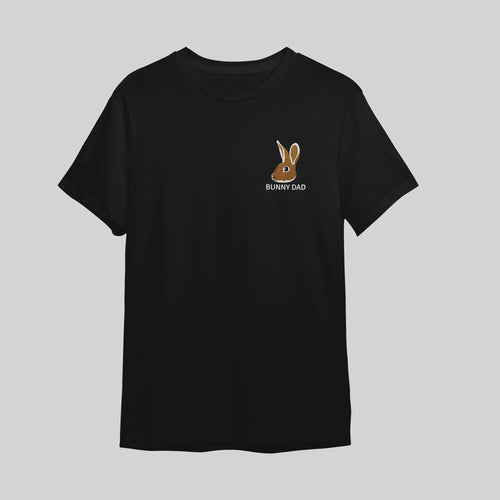 Crown and Paw - T-Shirt Custom Embroidered Pet Face T-Shirt S / Black / Full Color