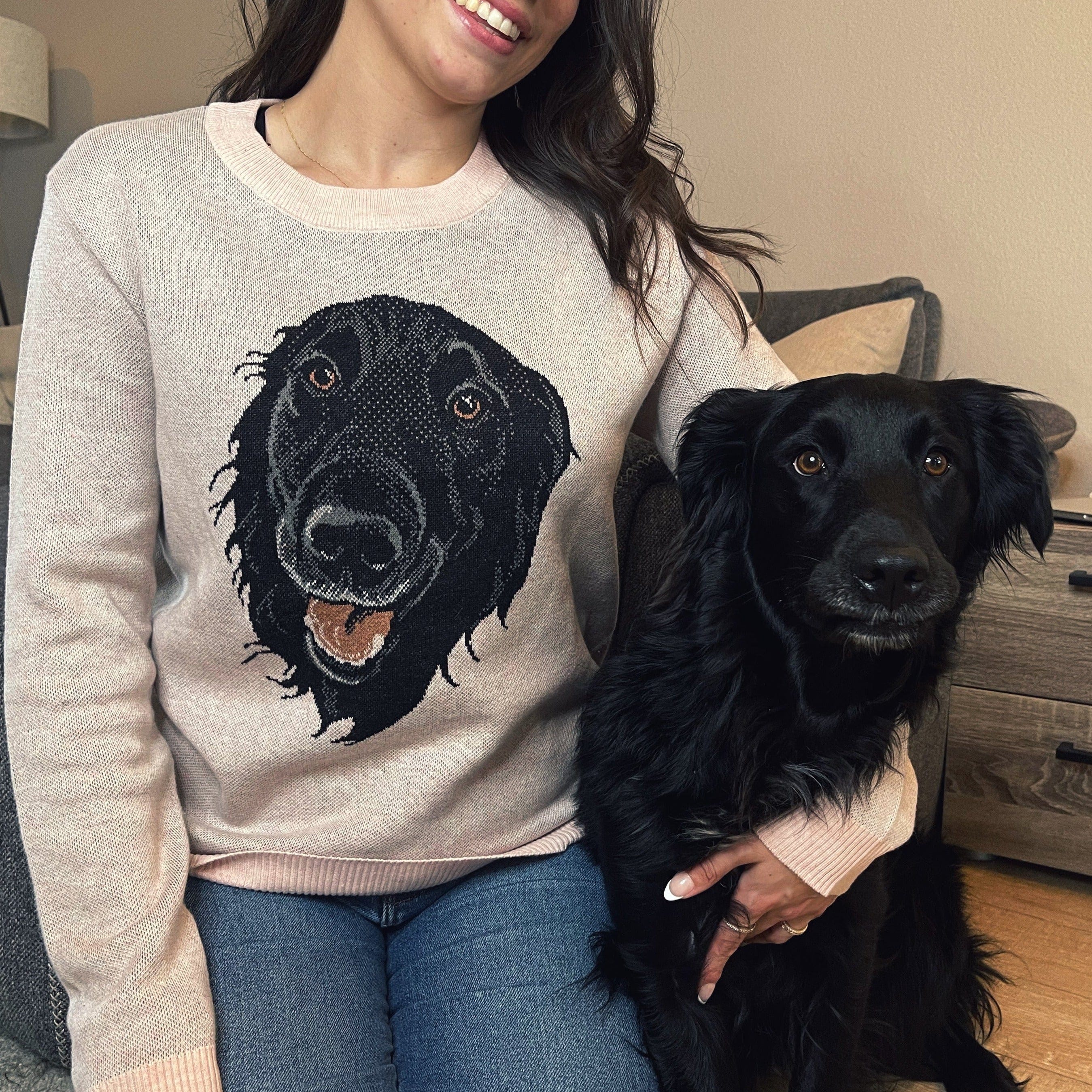 Crown and Paw - Knitwear Custom Knitted Pet Face Sweater