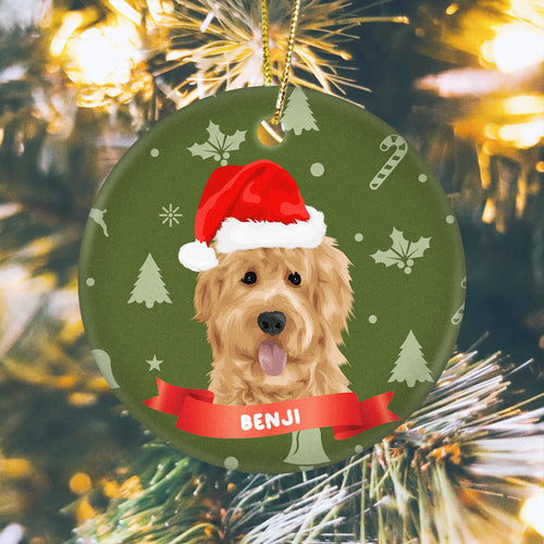 Christmas Pattern Ornament - Custom Christmas Gifts