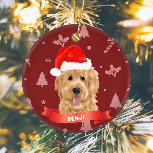 Christmas Pattern Ornament - Custom Christmas Gifts