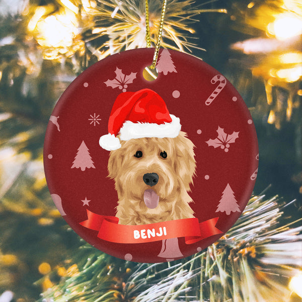 Christmas Pattern Ornament - Custom Christmas Gifts