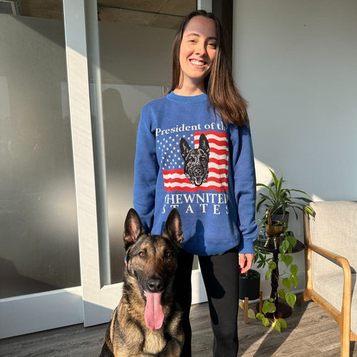 Crown and Paw - Knitwear Limited Edition! 4th of July Flag Knitted Sweater