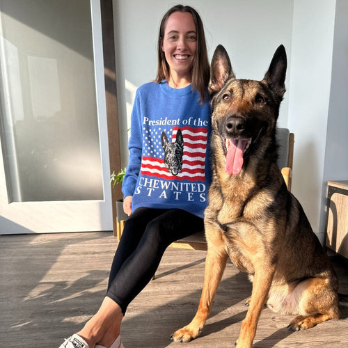 Crown and Paw - Knitwear Limited Edition! 4th of July Flag Knitted Sweater