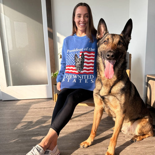 Crown and Paw - Knitwear Limited Edition! 4th of July Flag Knitted Sweater