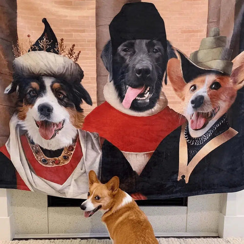 Crown and Paw - Blanket The Merchants - Custom Pet Blanket