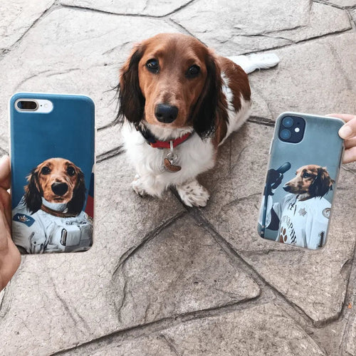 Crown and Paw - Phone Case The Ice Hockey Player - Custom Pet Phone Case