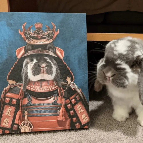Crown and Paw - Canvas The Samurai - Custom Pet Canvas