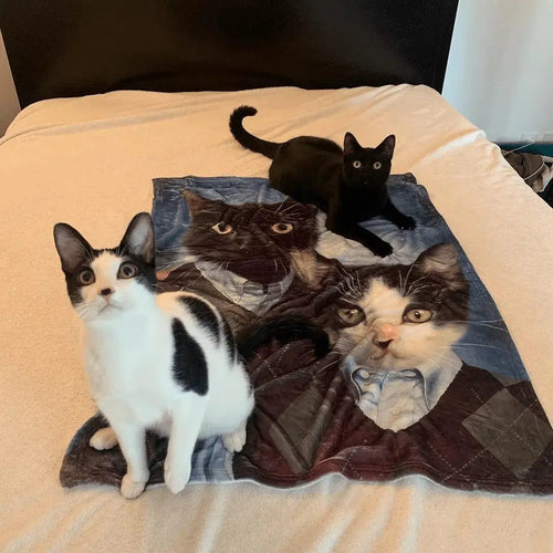 Crown and Paw - Blanket Step Brothers - Custom Pet Blanket