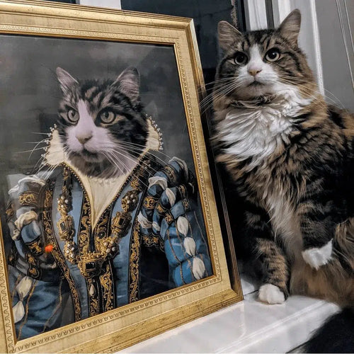 Crown and Paw - Poster The Sapphire Queen - Custom Pet Poster