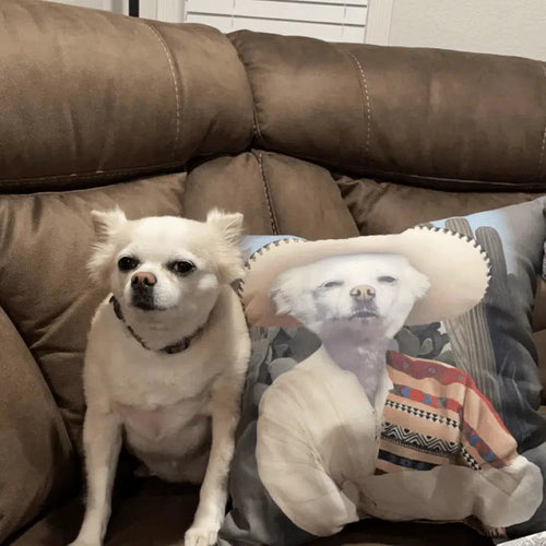 Crown and Paw - Throw Pillow The Sombrero - Custom Throw Pillow