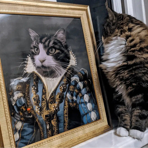 Crown and Paw - Poster The Sapphire Queen - Custom Pet Poster