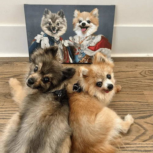 Crown and Paw - Canvas The Rulers - Custom Pet Canvas