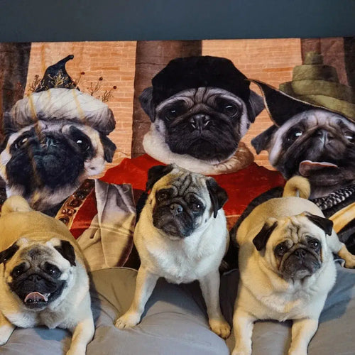 Crown and Paw - Blanket The Merchants - Custom Pet Blanket