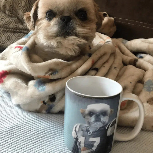 Crown and Paw - Mug The Football Player - Custom Mug 11oz
