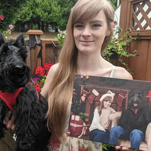 Crown and Paw - Canvas The Family Christmas - Custom Pet Canvas
