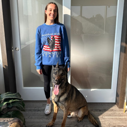 Crown and Paw - Knitwear Limited Edition! 4th of July Flag Knitted Sweater