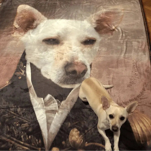 Crown and Paw - Blanket The General - Custom Pet Blanket