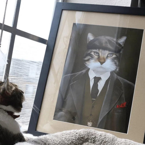 Crown and Paw - Poster The British Gangster - Custom Pet Poster