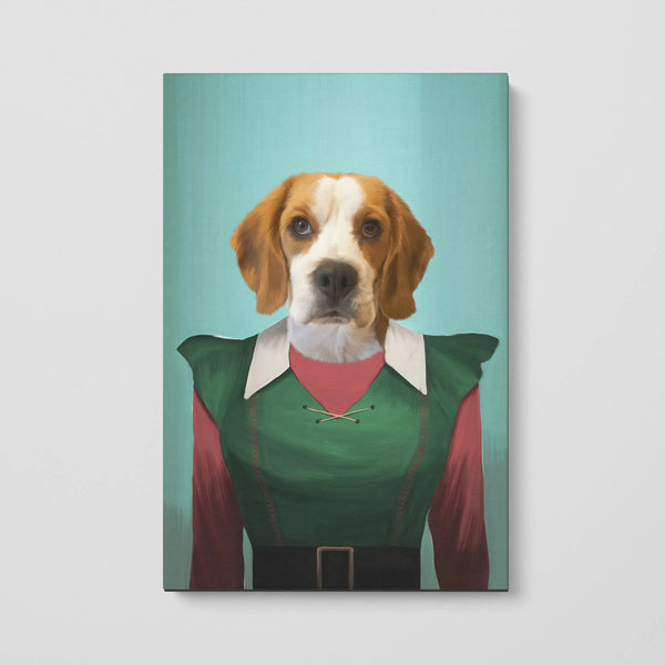 The Female Elf - Custom Pet Canvas